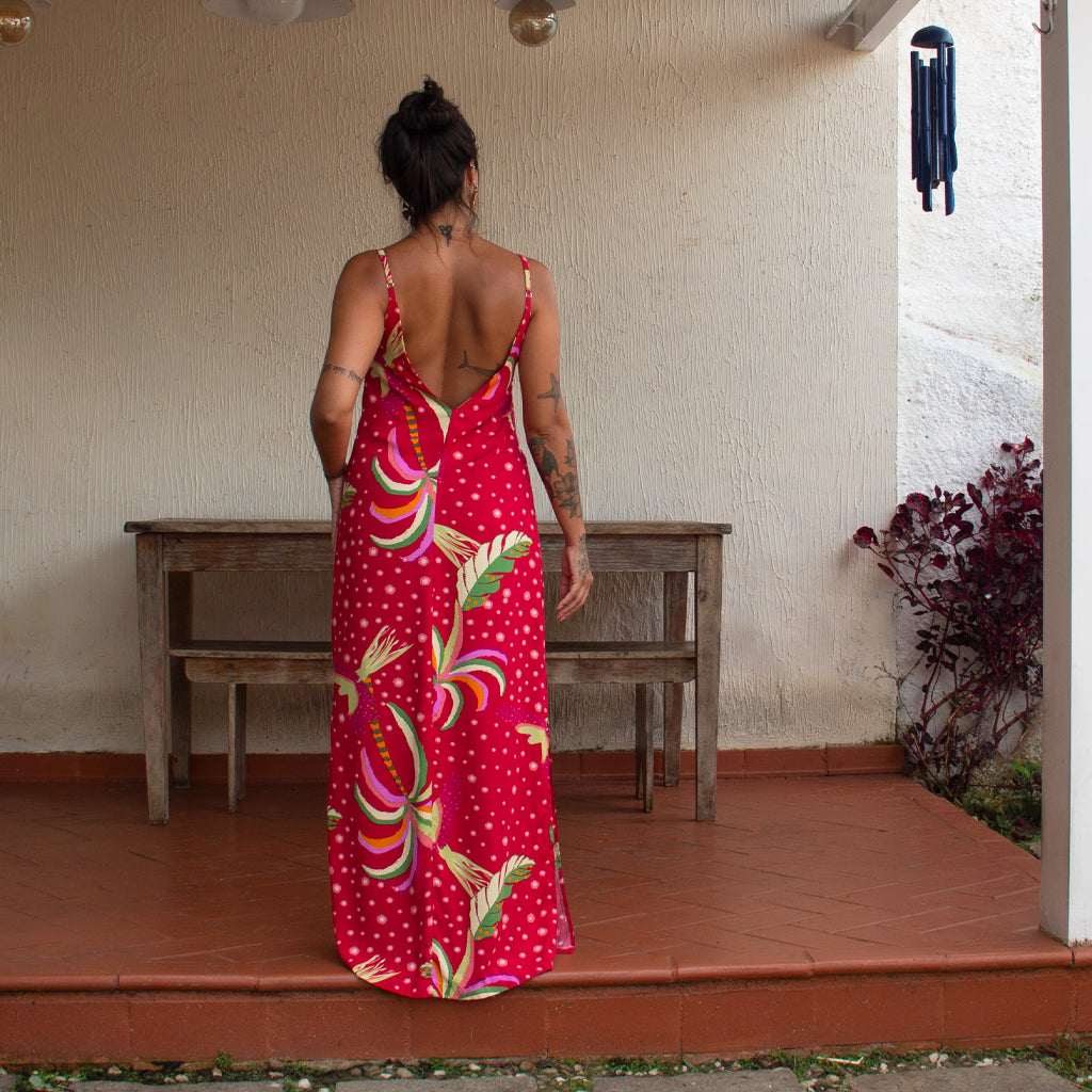 Vestido Longo Fendas
