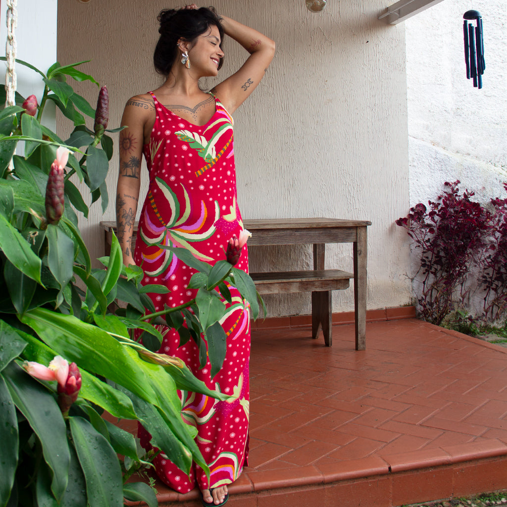 Vestido Longo Fendas