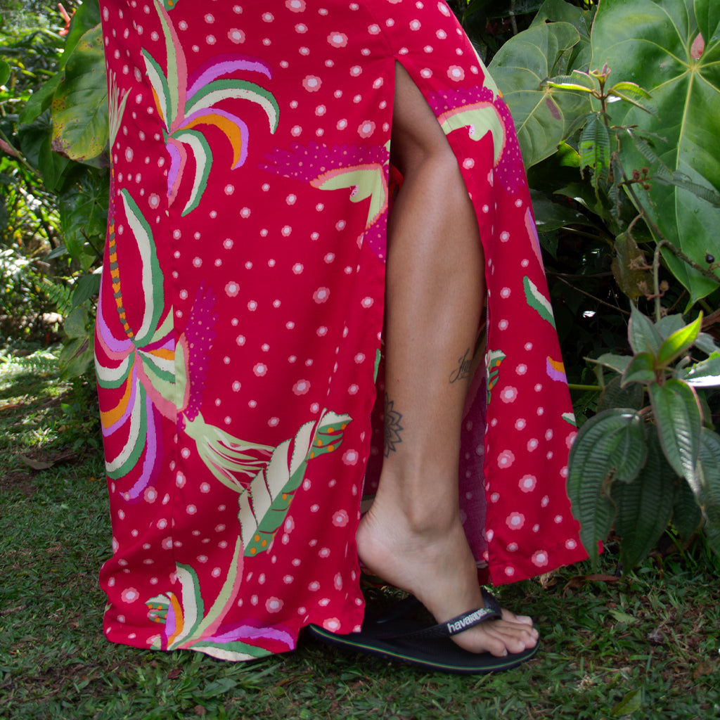 Vestido Longo Fendas