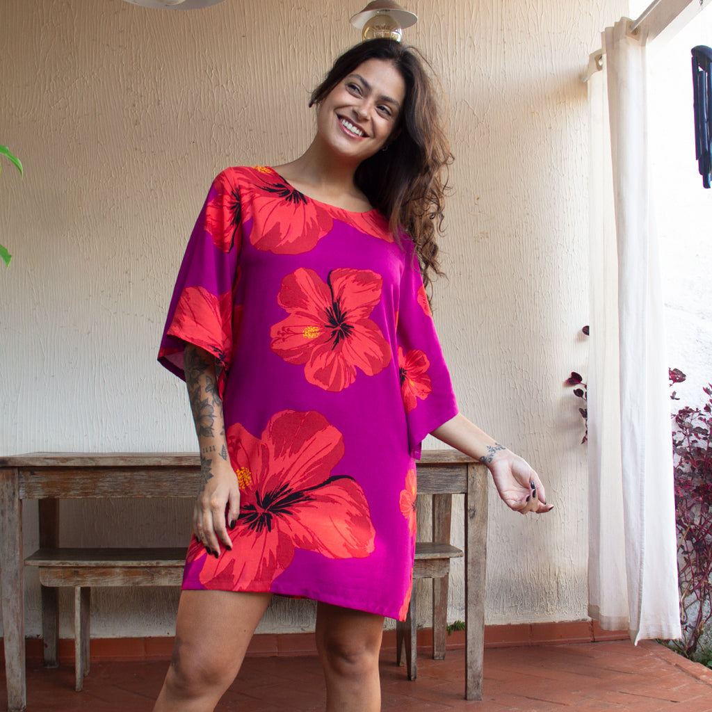 Vestido Mangas Máxi