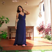 Vestido Longo Transpasse