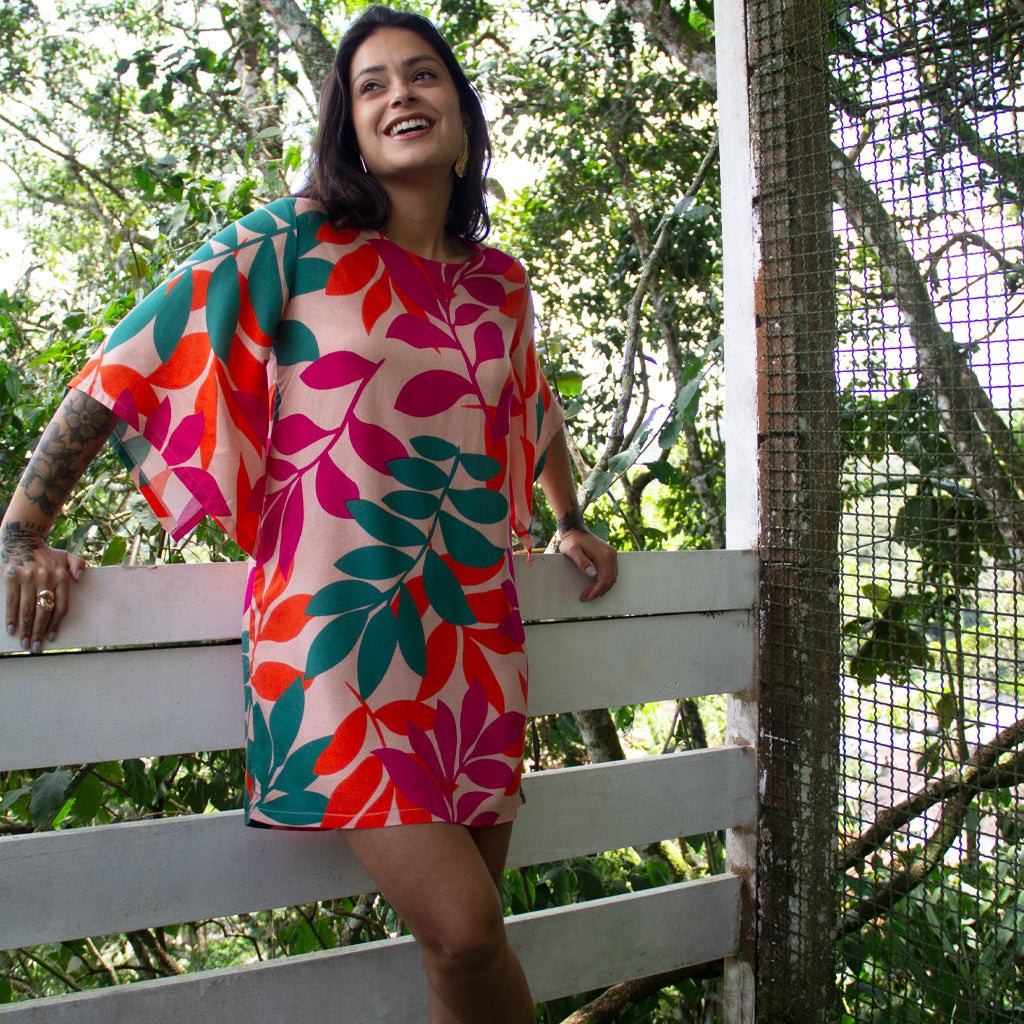 Vestido Mangas Máxi