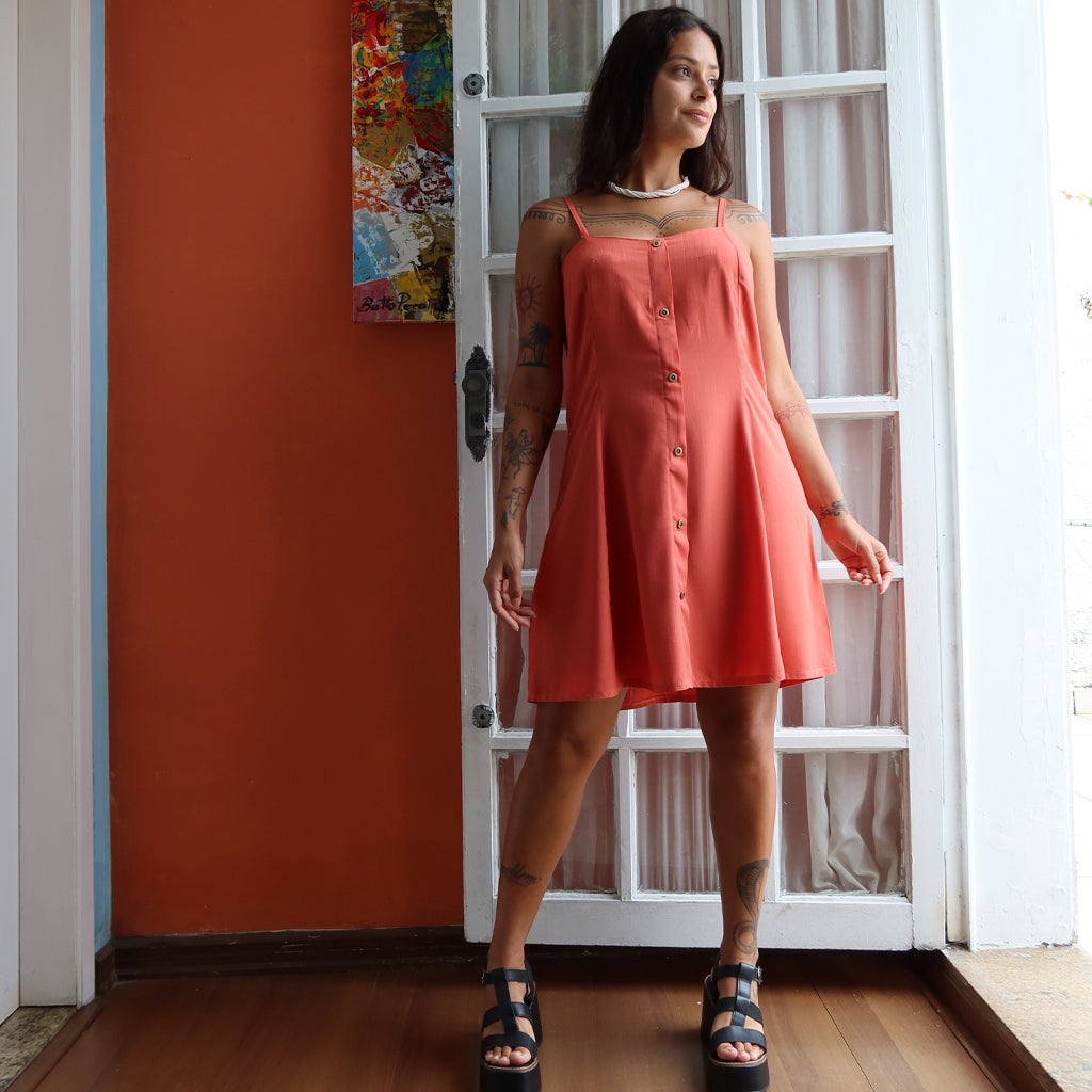 Vestido Botões