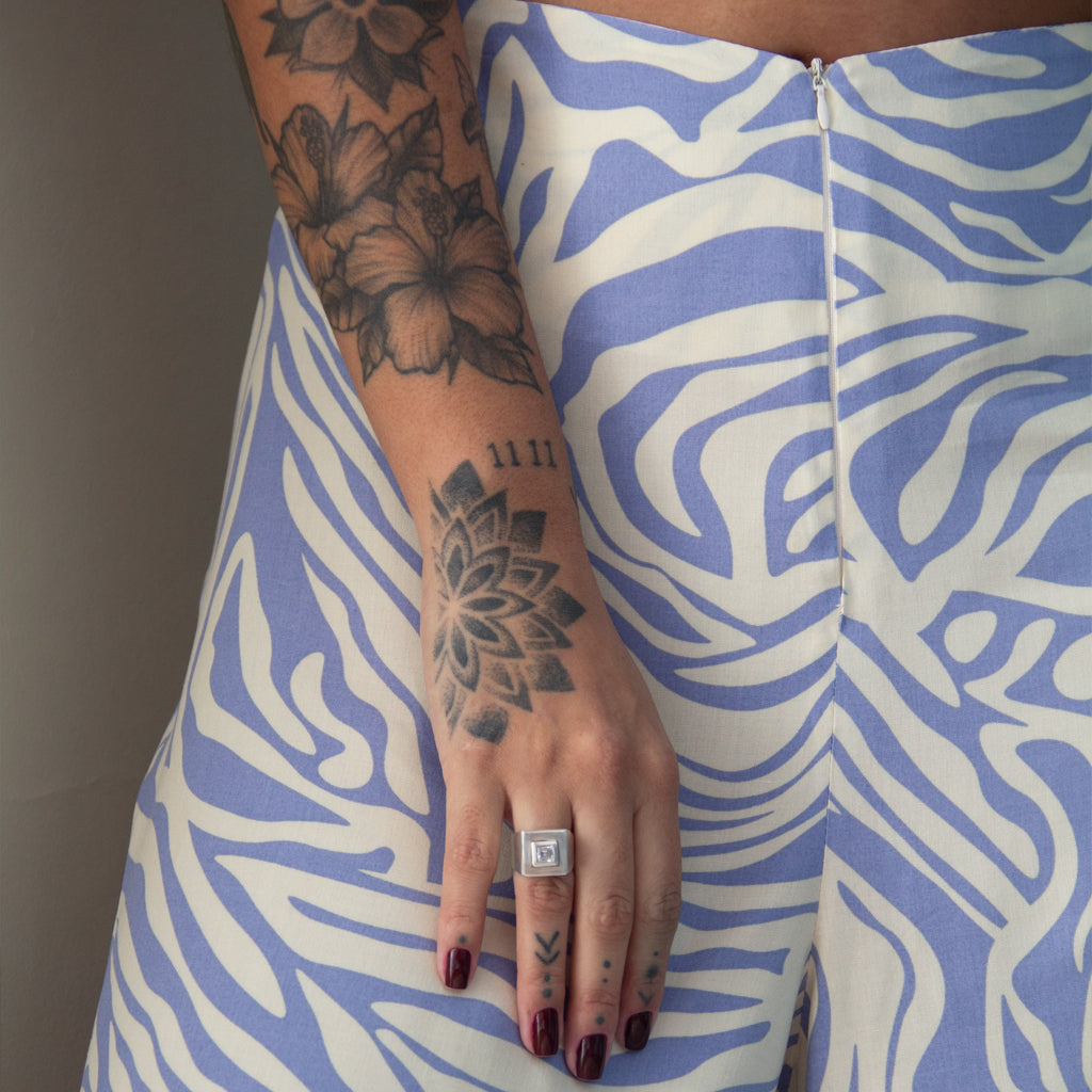 Calça Pantalona Estampada