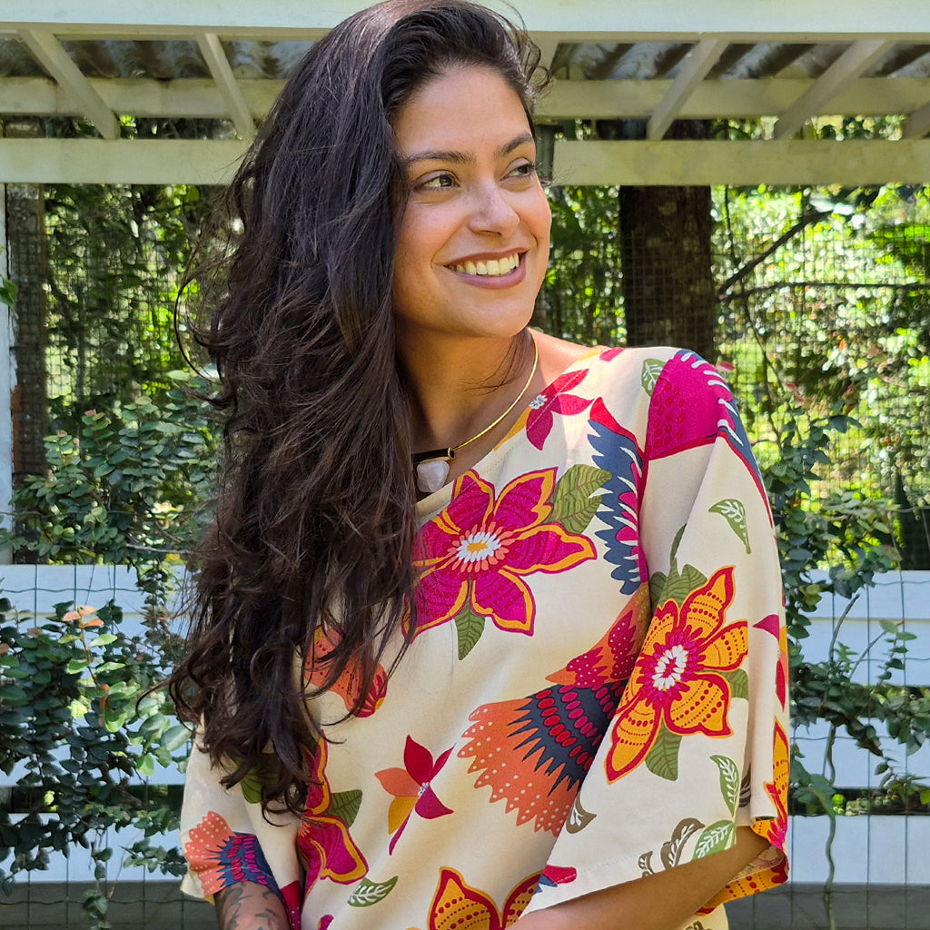 Vestido Mangas Máxi