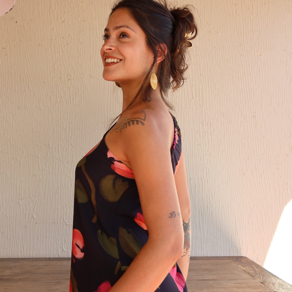 Vestido Midi Cora Flor