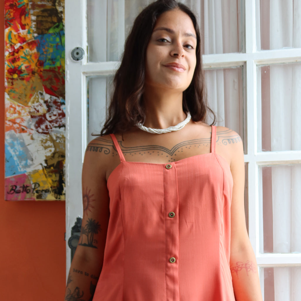Vestido Botões