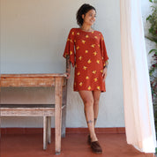 Vestido Mangas Máxi