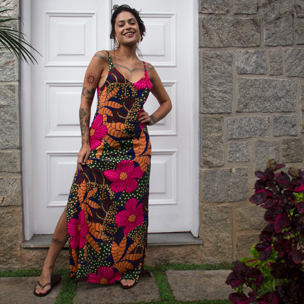 Vestido Longo Fendas