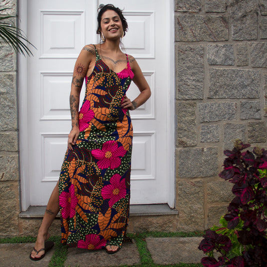 Vestido Longo Fendas