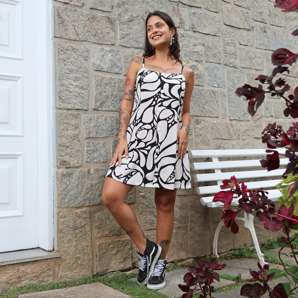 Vestido Botões