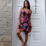 Vestido Transpasse Colorê