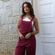 Jardineira Longa Linho