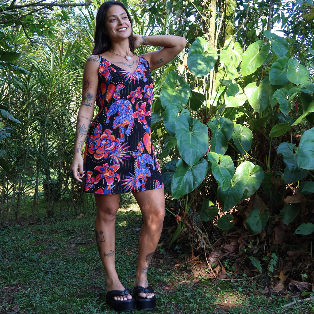 Vestido Tropicalia Colorê