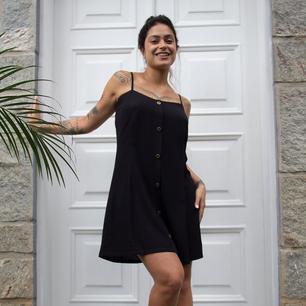 Vestido Botões