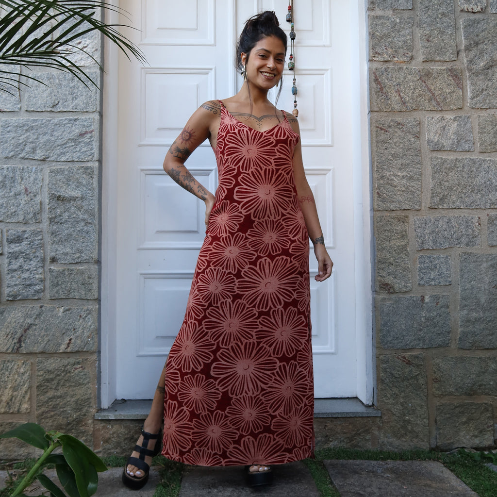 Vestido Longo Fendas