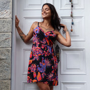 Vestido Transpasse Colorê