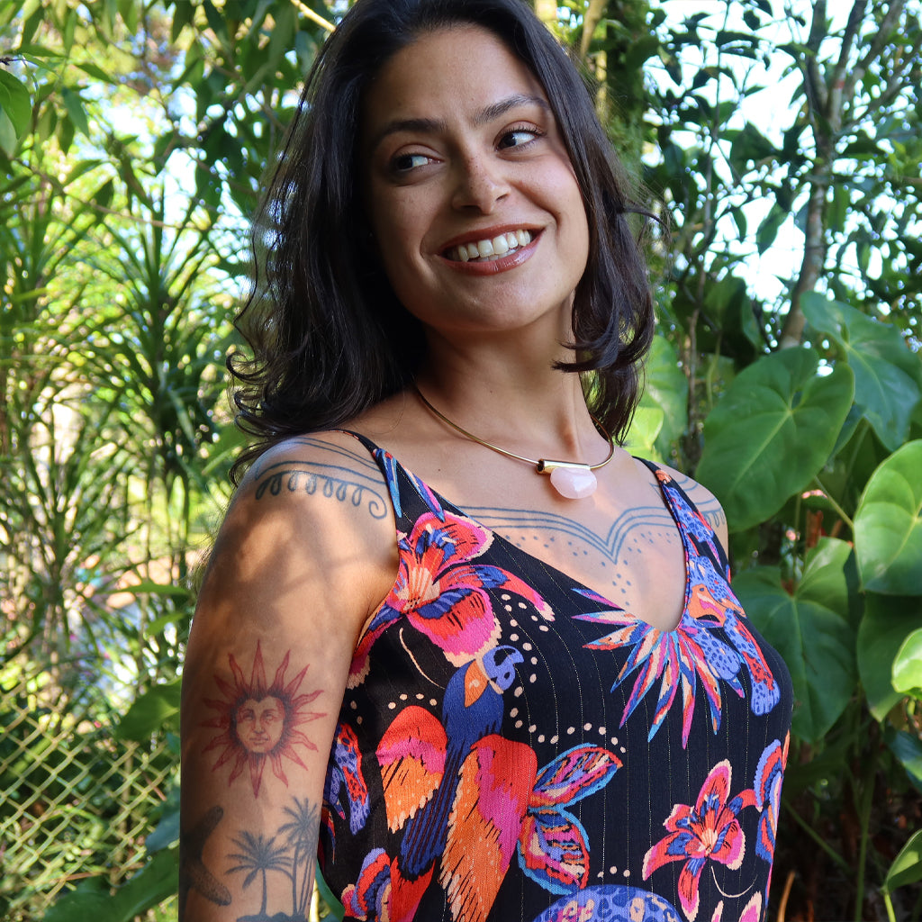 Vestido Tropicalia Colorê