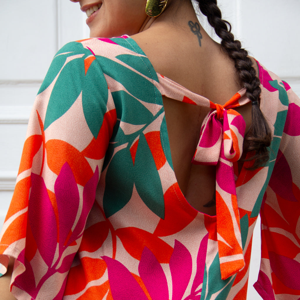 Vestido Mangas Máxi