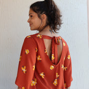 Vestido Mangas Máxi