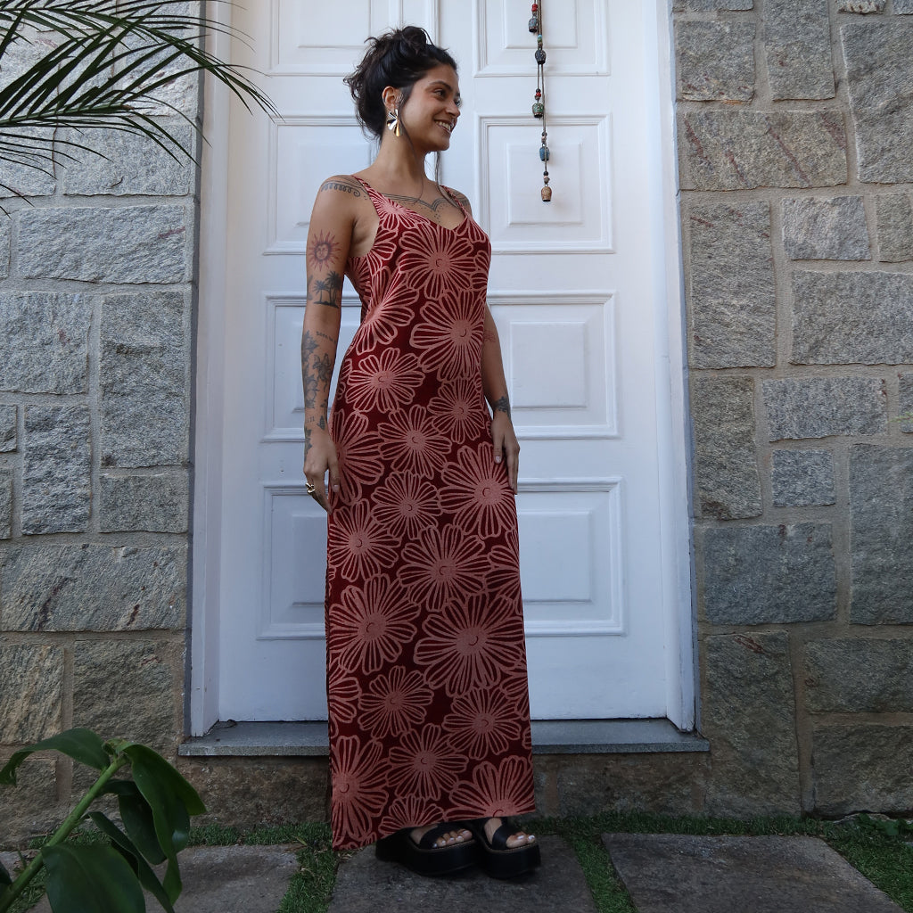 Vestido Longo Fendas