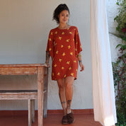 Vestido Mangas Máxi