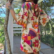 Vestido Mangas Máxi