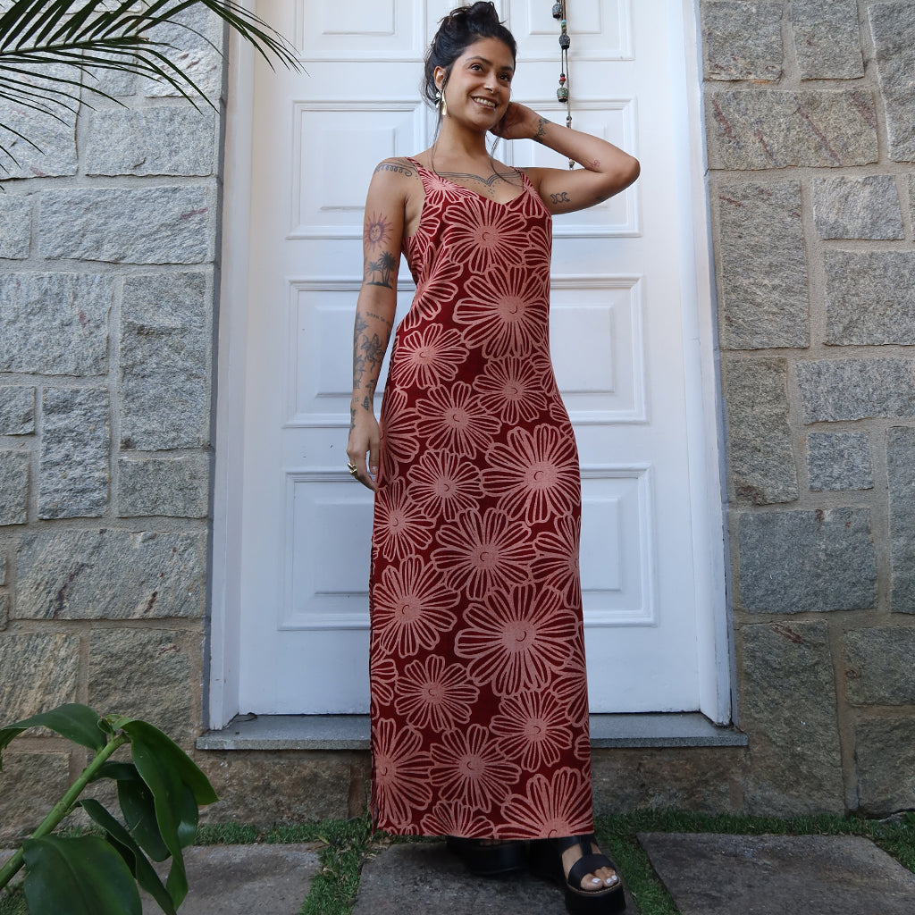 Vestido Longo Fendas