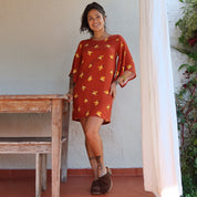 Vestido Mangas Máxi