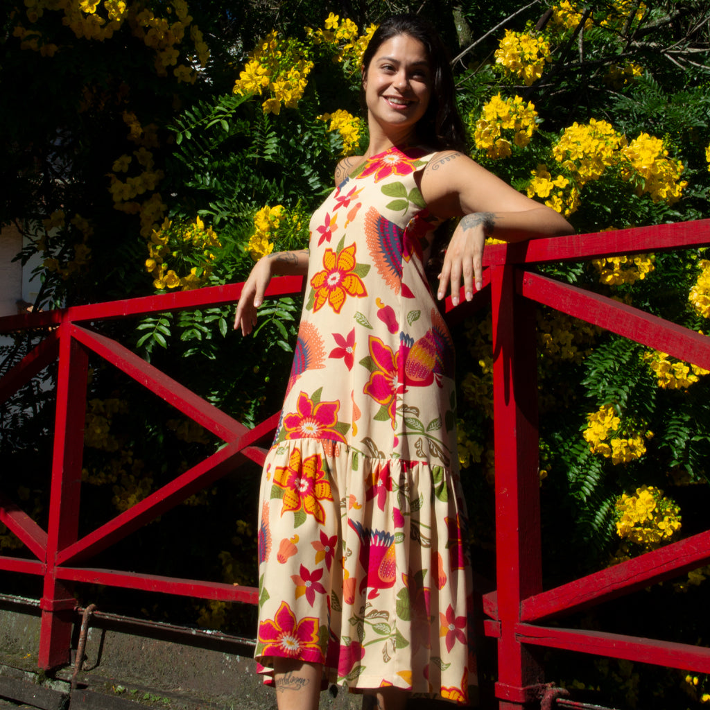 Vestido Midi Alto Verão 26