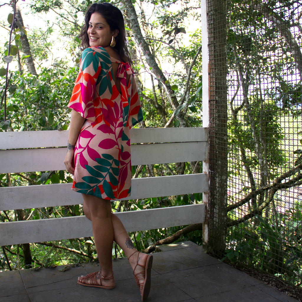 Vestido Mangas Máxi