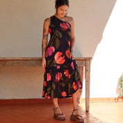 Vestido Midi Cora Flor
