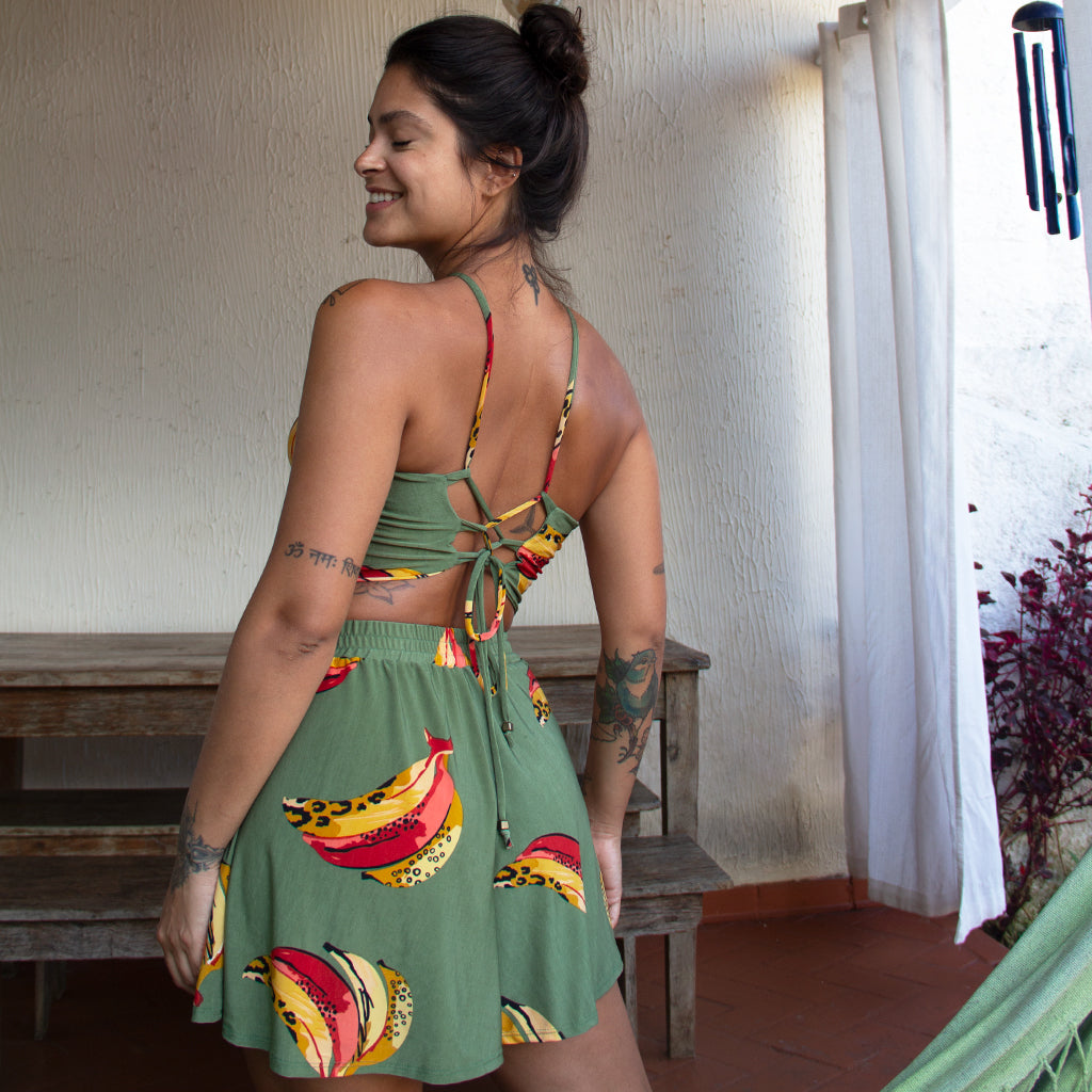 Cropped Lana Estampado