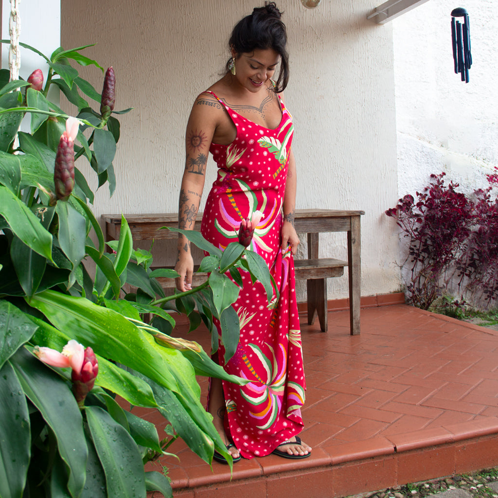 Vestido Longo Fendas
