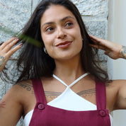 Jardineira Longa Linho
